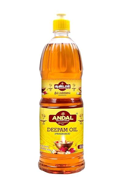 Andal Perfumed Deepam Oil 1Litre | Premium | Chemical Free | Lamp Oil ...