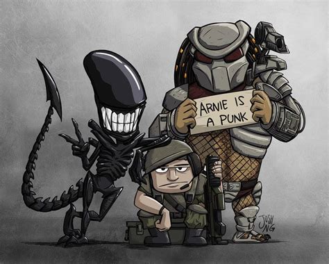Image result for Alien vs Predator Meme
