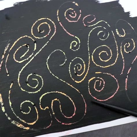 Make Your Own Scratch Art Paper - Creative Ramblings