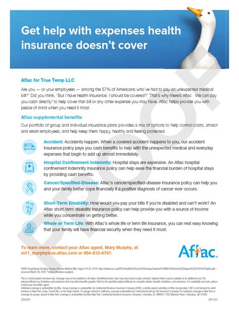 Image result for Aflac Insurance Brochures