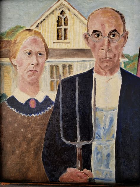 Pitchfork Farmers Painting at John Kathryn blog