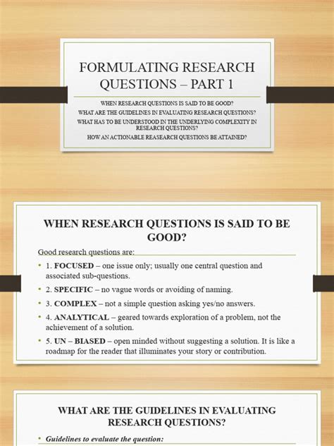 Image result for Formulating Research Questions