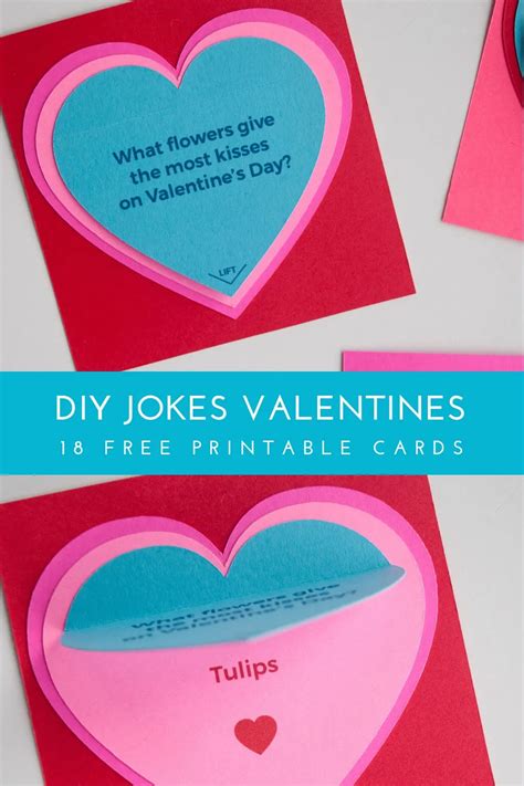 Valentine's Day Jokes Printable Valentines for Kids Classroom Exchanges ...