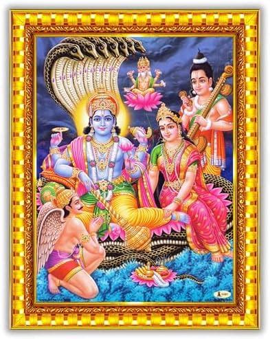 Art n Store: Lord Vishnu and Goddess Lakshmi with Various God, HD ...