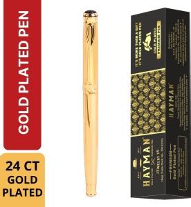 Hayman 24 CT Gold Plated Premium Roller Ball Pen - Buy Hayman 24 CT ...