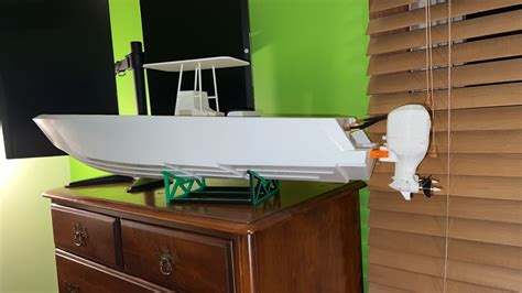 🛥️ RC center console boat・ 3MF File for 3D printing・Cults