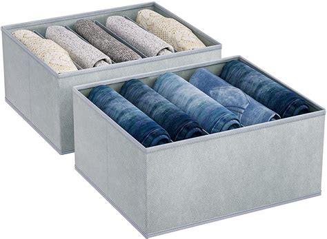 DOUBLE R BAGS Clothes Drawer Organizer For Jeans,Wardrobe Clothes ...