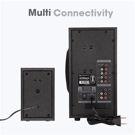 Zebronics BT7590RUCF Speaker- 95W, AUX, 5.1ch