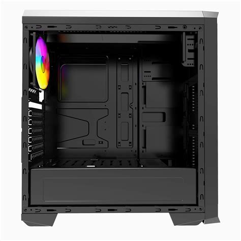 Buy iONZ KZ07 PC Black Computer Mid Tower Gaming Case ATX M/ATX USB 3 ...