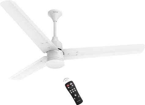 Polycab Silencio Mini BLDC 48C Ceiling Fan with Remote 1200 mm 3 Blade ...