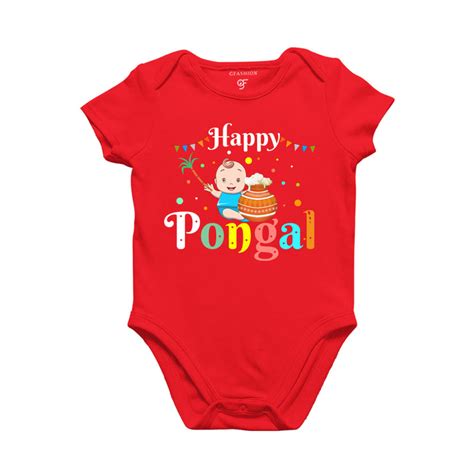 Buy Kids Happy Pongal-Baby Onesie @ gfashion India – GFASHION