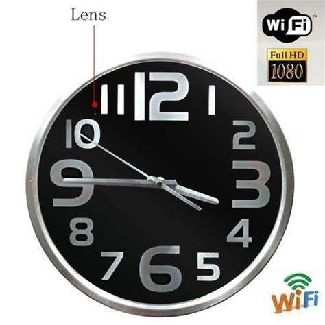 Настенные часы с wi-fi мини камерой | Шпионский супермаркет