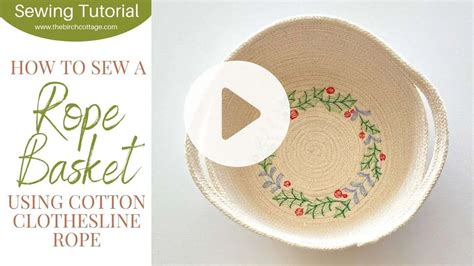 Image result for Clothesline Rope Basket Tutorial