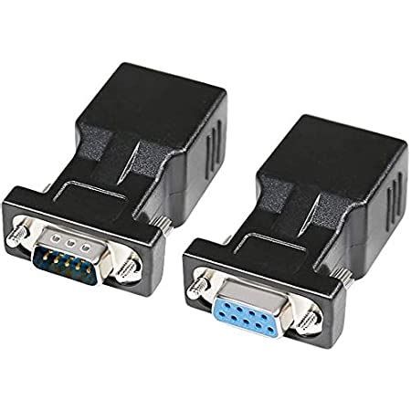 New 9 Pin Serial DB9 (RS232) Female to Female Connector Adapter (Pack ...