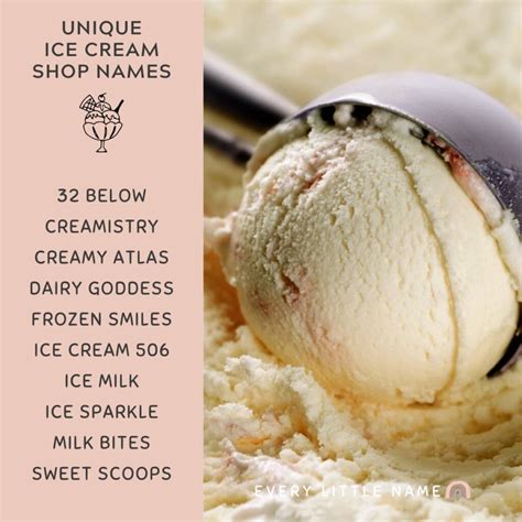 Funny Ice Cream Names