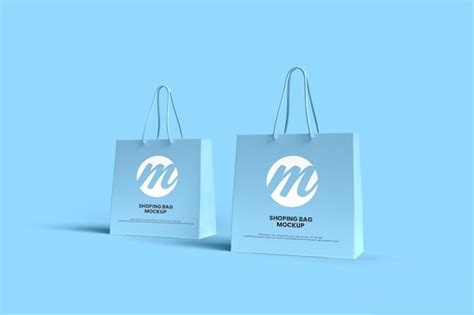 Shopping bag or paper bag mockup design | Premium PSD