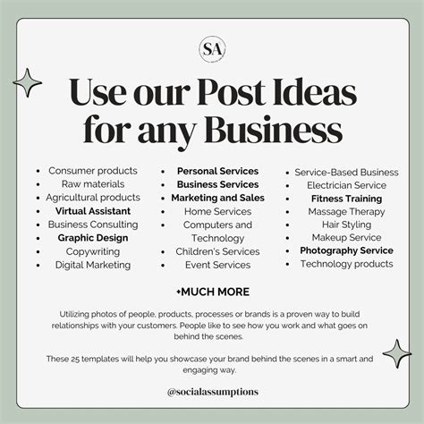 100 Small Business Social Media Post Ideas, Social Media Content ...