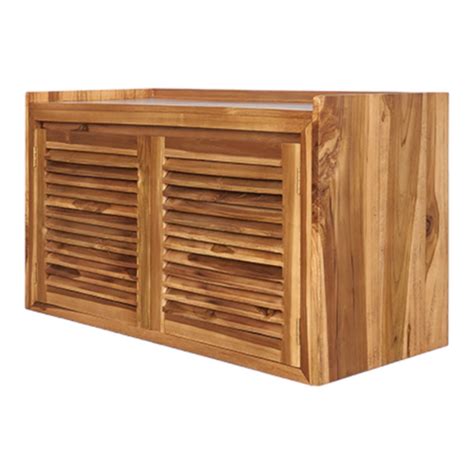Maile Shoe Rack Teak Wood – Nismaaya Decor