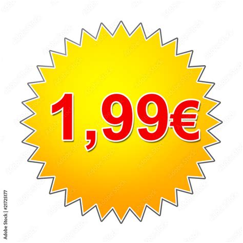 1,99 Euro Button Stock Illustration | Adobe Stock