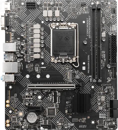 MSI Pro B660M-E DDR4 Motherboard | Price, Key Features and Specifications