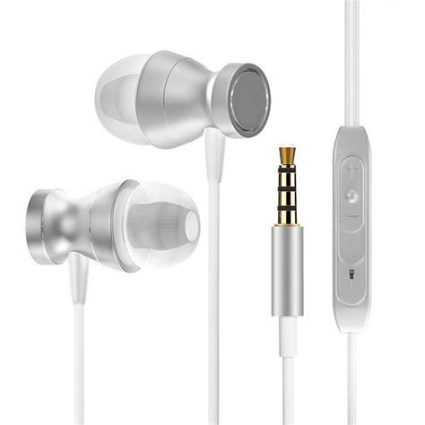 Miuike Fashion Metal in-Ear Earphones with Microphone Wire Control ...
