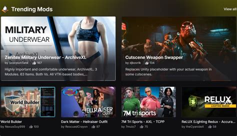 Nexus Mods Top Downloads 的图像结果