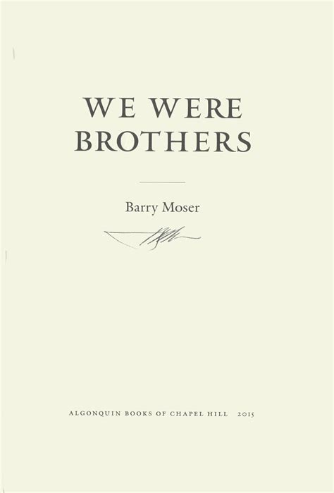 We Were Brothers | The Alabama Booksmith