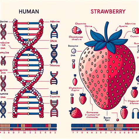 Strawberry DNA vs Human DNA: Key Differences