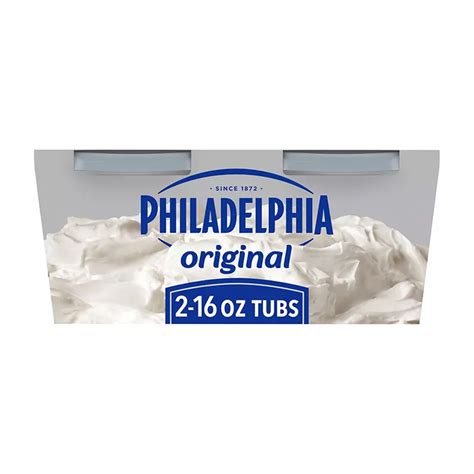 Kraft Philadelphia Regular Cream Cheese Spread, 2 pk | BJ's Wholesale Club