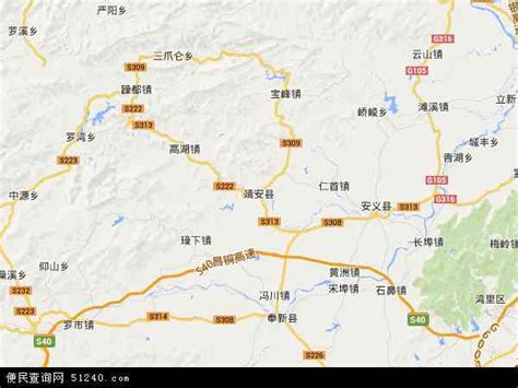 靖安县地图 - 靖安县卫星地图 - 靖安县高清航拍地图