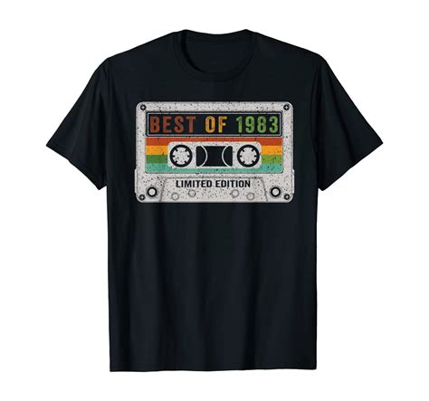 Vintage 1983 Shirt Limited Edition Tee 37th Birthday Tshirt - Etsy