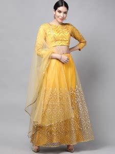 Divastri Embroidered Semi Stitched Lehenga Choli - Buy Divastri ...