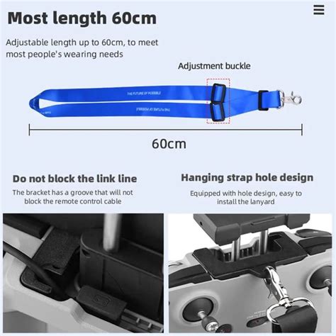 Neck Strap for Dji Flip / Neo/ Mini 2/3/3 Pro/ Air 2/ 2 s/ Mavic 3 RCN ...