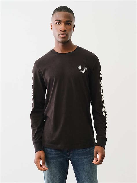 TRUE FLAG LONG SLEEVE TEE | True Religion