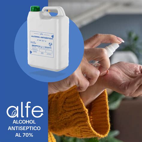ALCOHOL ANTISÉPTICO AL 70% x 4 Litros – Alfe Aseo
