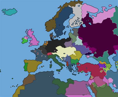 Blank Map Of Europe 1919
