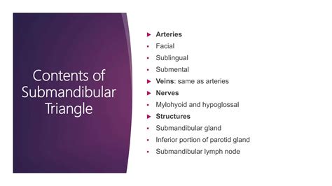 Anatomy of submental and submandibular triangles | PPTX