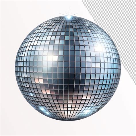 Disco ball on transparent background | Premium AI-generated PSD