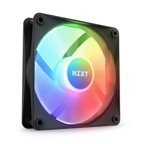 NZXT F120 RGB Core 120mm Hub-mounted RGB Single Pack Case Fan - Black ...