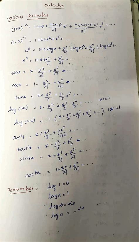 Image result for Calculus Highest Level Formulas