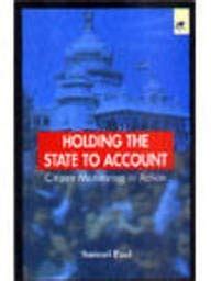Holding The State To Account: Citizen Monitoring In Action : Samuel ...