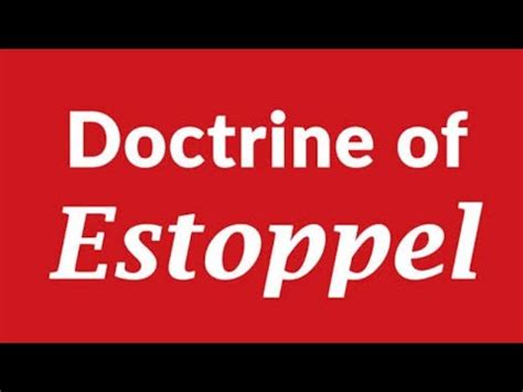 विबंध का सिद्धांत - hindi iPleaders