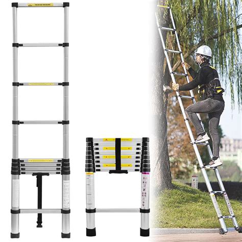 Buy XHNCXHX Aluminum Telescopic Extension Ladders, 4.5ft - 20ft Multi ...