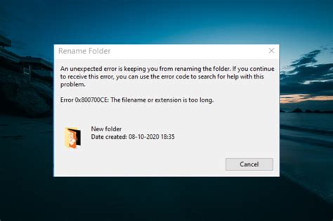 Image result for File Length Too Long Error Message