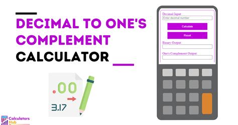 Image result for Subract the Fallowing Decimal Numbers Using 1s Complement
