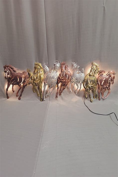 Horses Led Wall Decor home office hotel decor – Smris