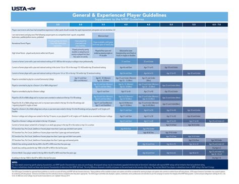 Image result for Tennis Level Rating System