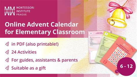 Montessori Advent Calendar for the Elementary Classroom: 24 Activities ...
