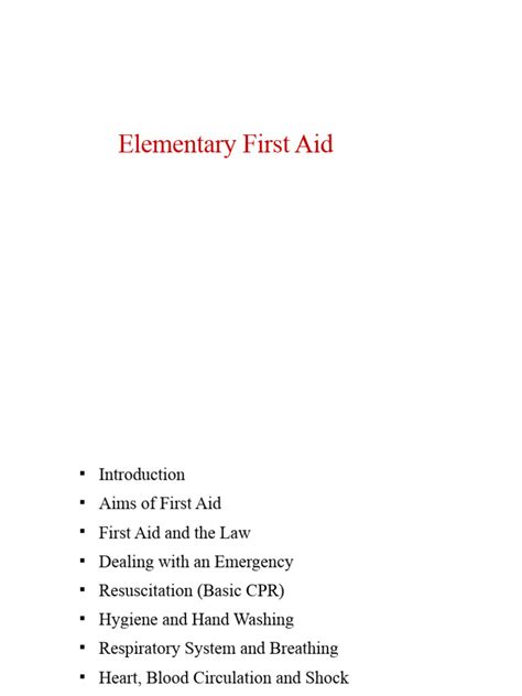 Image result for First Aid Introduction Lesson Grade 7