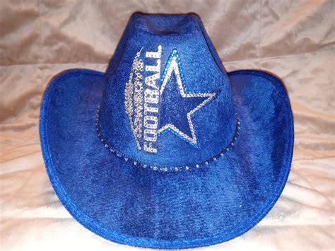 DALLAS COWBOYS Sparkle y Bling Cowboy Hat | Etsy